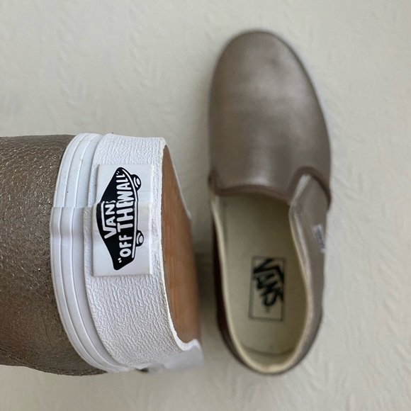 Vans, gold like Metallica, size 9.5 WM - Picture 3 of 5